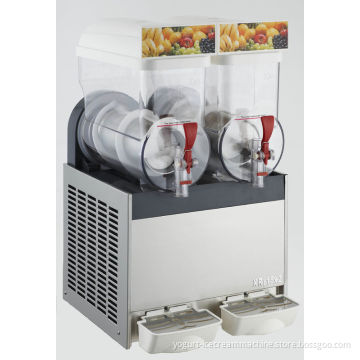 Commercial Stainless Steel Frozen Drink Slush Machine,15 Liters Automatic Slush Machine With Double Pc Bowls